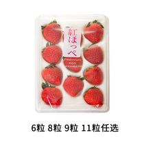 Disposable Strawberry Packaging Box Day Series Red Color Gift Box Plastic Packaging Box Grain Loading Tray Transparent Strawberry Gift Box