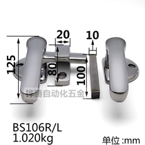 304 stainless steel rotating door clasp hand lock more tightly closed door handle vacuum box stainless steel handle
