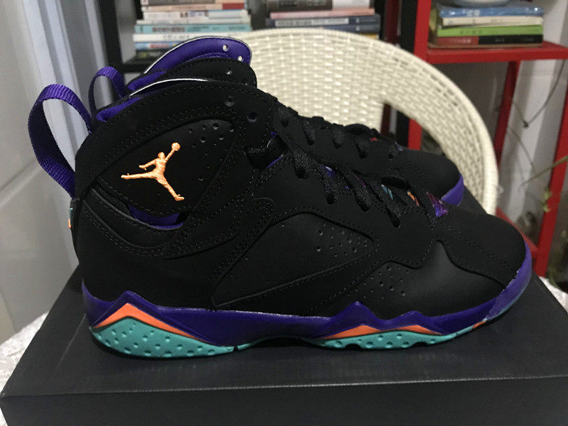 【rainbow体育】air jordan 7 gs lola bunny aj7 罗拉兔 黑紫 705417