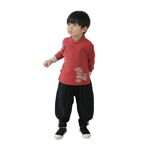 Boys Tang Suit for Kids Boy Tang suit, baby Han suit, performance suit, girl Chinese style, retro children costume, ancient Chinese style clothing