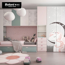 Boroni theme childrens room space custom childrens bed chair desk wardrobe furniture combination customized prepaid