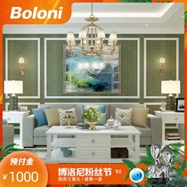 Boloni whole house space custom living room bedroom soft wardrobe Wine cabinet Furniture combination custom deposit Suger