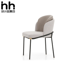 Nordic minimalist dining chair light luxury Net red armchair negotiation chair hotel modern chair ins chair designer chair