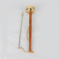Thickened Pure Copper Seduce 5 5 cm caliber wooden handle leading up bouquets Straight Shank Leading to Qing