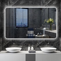 Smart bathroom mirror Toilet toilet magic mirror Touch screen led light mirror Washstand Glass wall mirror customization