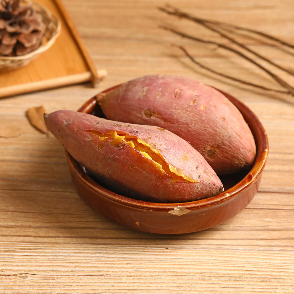 天猫农家沙地黄心板栗蜜红薯5斤装