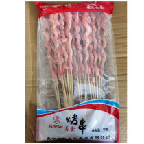 (Weifeng frozen products) pig whip string 20 skewers barbecue fried semi-finished products frozen ingredients pig whip barbecue