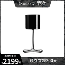 Orrefors by old Buddha imported handmade crystal glass cups Home red wine glasses High foot cup Nordic Ideas