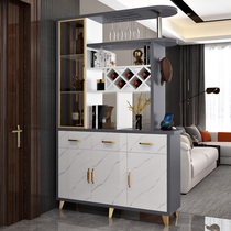 Living room partition cabinet Modern simple storage wine cabinet frame wall entrance door Entrance cabinet Room cabinet Screen partition Shoe cabinet