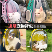 Cat bag out portable transparent space pet cabin carrying dog shoulders summer travel cat bag cat backpack