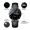 K069 Черный ремень с серебряной оболочкой + импортный механизм + кожаный ремешок + пожизненная гарантия