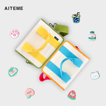 aiteme tote bag large capacity bag womens summer messenger bag canvas bag 2021 new large capacity commuting to work