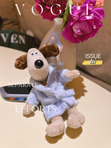 Double 12 5 fold bathrobe plush dog hanging