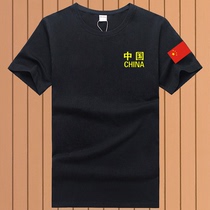 Outdoor Military Fan T-shirt Black China Camouflate Short Sleeve Comfort Quality Fabric Pure Cotton T-Shirt Half Sleeve Men Loose