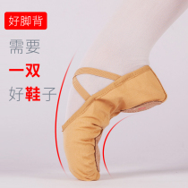 Red dance shoes dance shoes womens soft bottom exercise shoes adult camel ballet childrens cat claw shoes dancer body shoes