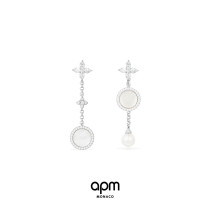 APM Monaco Star Fritillaria Pearl Earrings Female Light Luxury Earrings Earrings Gift for Girlfriend New Year Gift