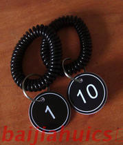 100 pieces of 8 mafia iron ring number plate Bathroom Handmade bracelet Hand chain Sauna Foot Bath