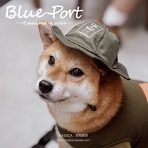 blue port pet wide along fisherman hat outdoor casual hat denim hat fashion 100 lap sun hat