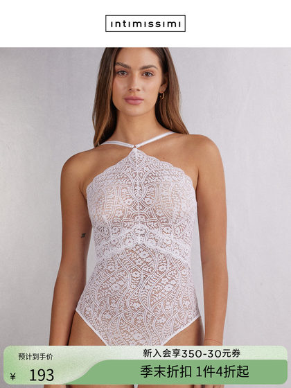 Intimissimi Yishuman 여성 패션 우아한 단색 꽃 레이스 Onesie BOD2542 Intimissimi Yishuman 여성 패션 우아한 단색 꽃 레이스 Onesie BOD2542