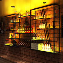Bar bar wall wine cabinet Wine rack wall-mounted wine glass wall-mounted three-dimensional decoration wine rack display rack