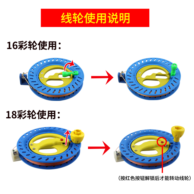 new weifang kite children cartoon easygroup wire feeding wheel hand wheel adult beginner novice kite