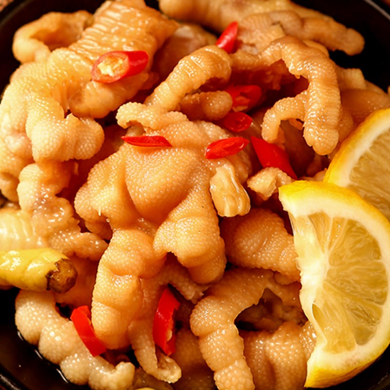 酸辣无骨鸡爪即食罐装网红零食去骨凤爪特产肉食熟食脱骨柠檬桶装