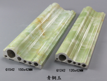 Factory direct sales stone-plastic nano-stone decorative lines fireproof practical wear-resistant background wall elevator doors and windows cover edges