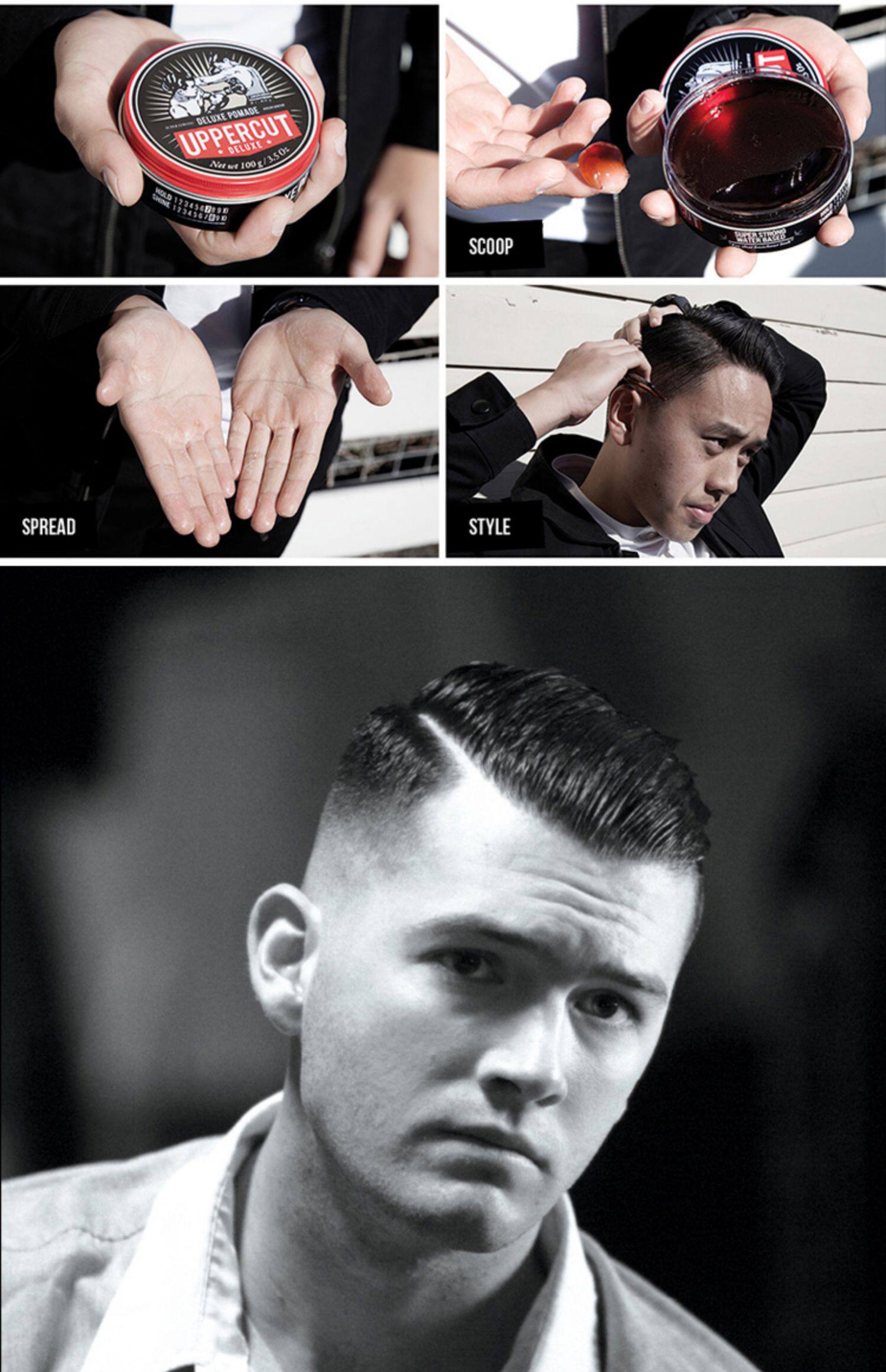 【头发造型】澳洲拳击手uppercut deluxe pom