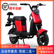 New national standard electric bicycle men and women help 48V small long-distance runner king can be licensed mini battery car