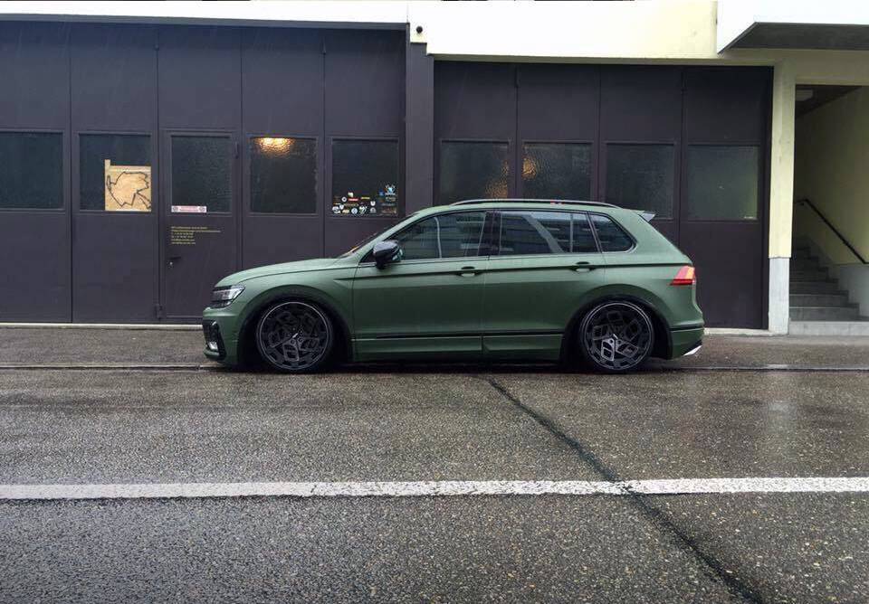 全新途观l改装r-line大包围 17-18途观l黑色中网包围 改进口途观