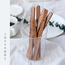 Single individually packaged milk tea powder coffee stirring stick wooden stirring stick cute creative honey hot beverage stick spoon