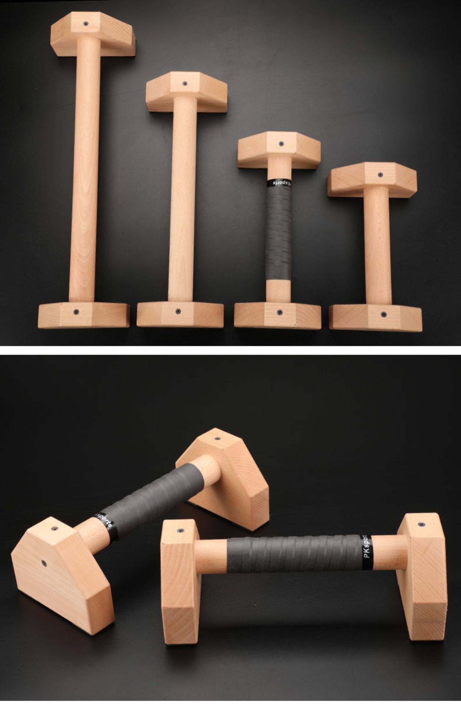 包邮俯卧撑俄式挺身架木质单双杠倒立架练习实木制俄挺俯卧撑支架