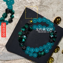 Don’t remind me after unblocking|Drill|Yuanjin Doujin Derivative Handmade Bracelet Niche Impression Double String Bracelet Can Be Men and Women