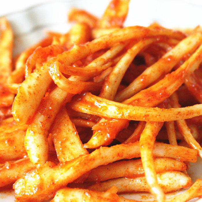 延边朝鲜族桔梗泡菜 辣拌桔梗咸菜酱菜/狗宝苟宝芥梗咸菜四份包邮