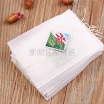 100 pieces of heat-sealed filter paper with label 6 * 8cm tea bag filter bag disposable tea bag powder bag Bubble Bag