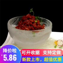 Creative Hollow Ice Bowl Silicone Gel Molds Cups Ashtrays Handmade Crystal Drop Glue Mold Chocolate Ice Cubes Molds