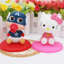 Large shaking head doll cake decoration decoration doll cat jingle cat Mickey fan mouse robot cat hand-made decoration
