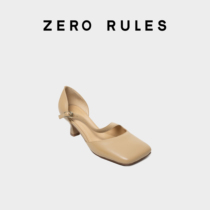 Like a light luxury square head Mary Jane high end sheep skin and height 6cm 21062151D