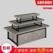 Supermarket Zhongdao display cabinet cosmetics promotion table shoes display rack stationery rack stacker mother and baby shop display table