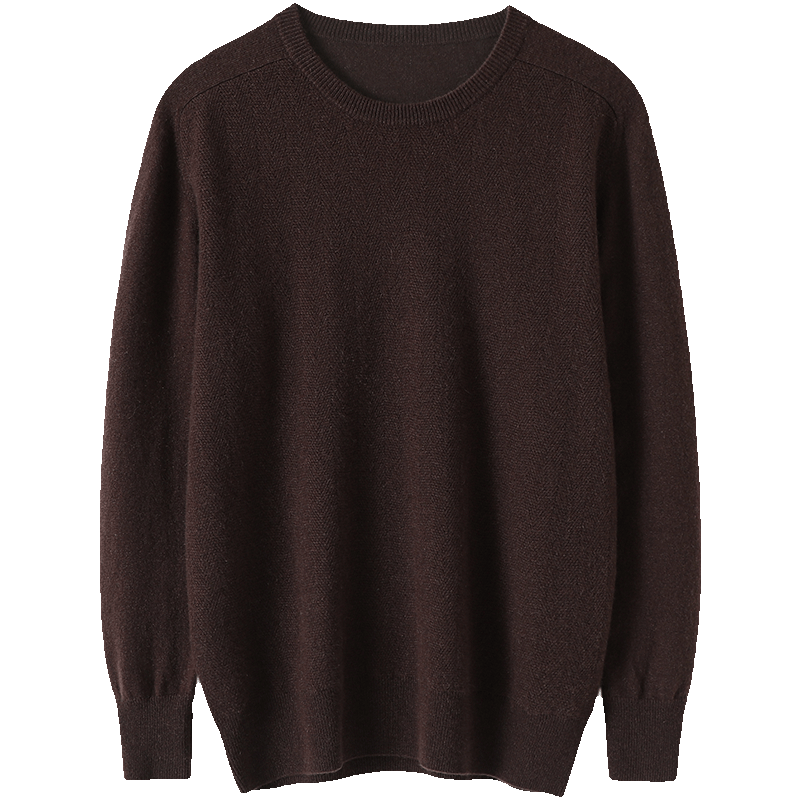Highlighting temperament! Pure cashmere sweater men's round neck cashmere sweater in autumn and winter loose knitted bottom shirt men Highlighting temperament! Pure cashmere sweater men's round neck cashmere sweater in autumn and winter loose knitted bottom shirt men