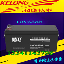Kehua Jingwei series battery 6-GFM-65-YT UPS lead-acid maintenance-free battery 12V65ah