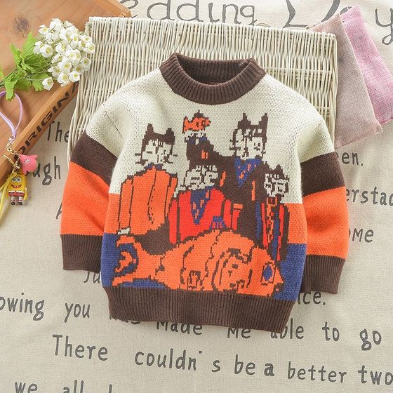 Children's sweater autumn and winter boy cashmere sweater fashionable v baby sweater 2023 new boy baseline
Children's sweater autumn and winter boy cashmere sweater fashionable v baby sweater 2023 new boy baseline