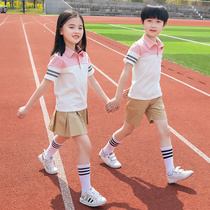 Kindergarten Graduation Photo Clothes School Uniform Summer Clothing Suit College Wind Elementary School Children 12 Year Olds Summer Class Summer School Summer School