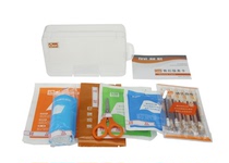 Colo portable first aid kit JC-S-014A OUTDOOR TRAVEL Carry-on Medical Kit Mini Plastic Emergency Kit