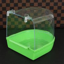 Large bird with external bath tub Xuanfeng starlings parrot Bath Box splash-proof thrush utensils supplies bird cage accessories