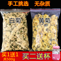 Chrysanthemum Flowers Tea 500g Tite Grade Yellow Mountain Gongju Hang White Chrysanthemum Flowers Chrysanthemum Throne of the Chrysanthemum Throne of the Chrysanthemum Throne