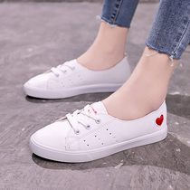 Han Faner white shoes womens spring 2020 new shallow mouth breathable casual board shoes wild Korean flat white shoes