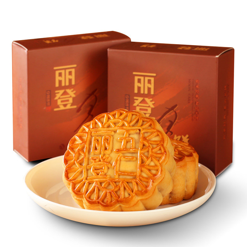 【丽登月饼】广式传统五仁月饼160g1个
