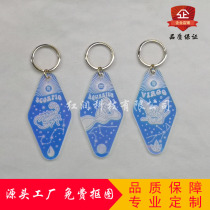 Custom acrylic dream keychain car key chain pendant Laser color change Japanese cute bag pendant