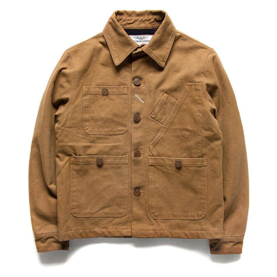 lifecycle新品阿美咔叽重磅帆布工装男士夹克